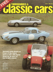 THOROUGHBRED & CLASSIC CARS 1982 MAY - XKE LIGHTWEIGHT